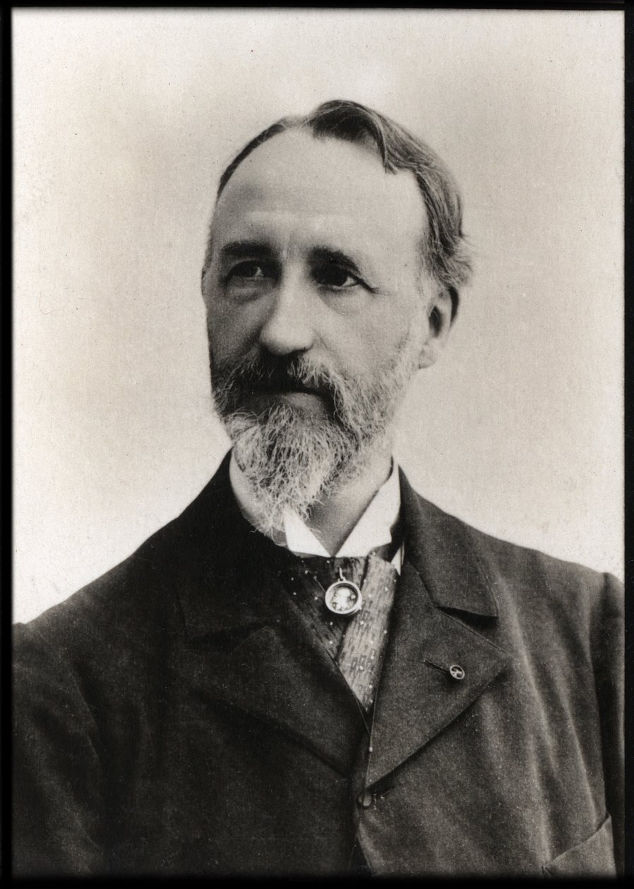 Francois Clement Theodore Dubois（1837-1924）的肖像，法国作曲家，风琴师和音乐老师。 作者 法国摄影师