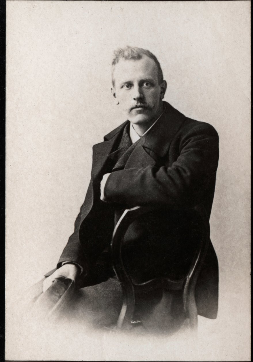 1897年Fridtjof Nansen（1861-1930）的肖像 作者 法国摄影师