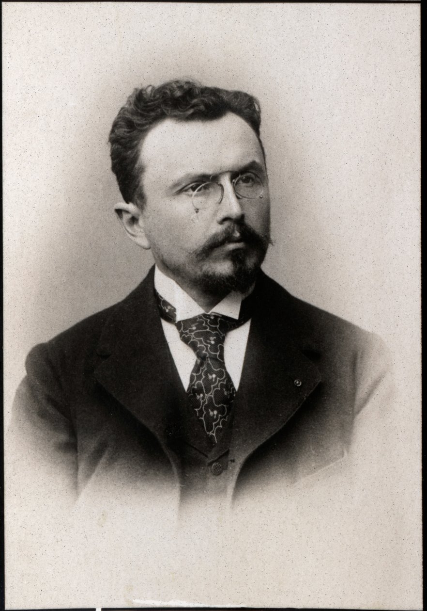 Gabriel Hanotaux（1853-1944）的肖像，法国政治家和历史学家。 作者 法国摄影师