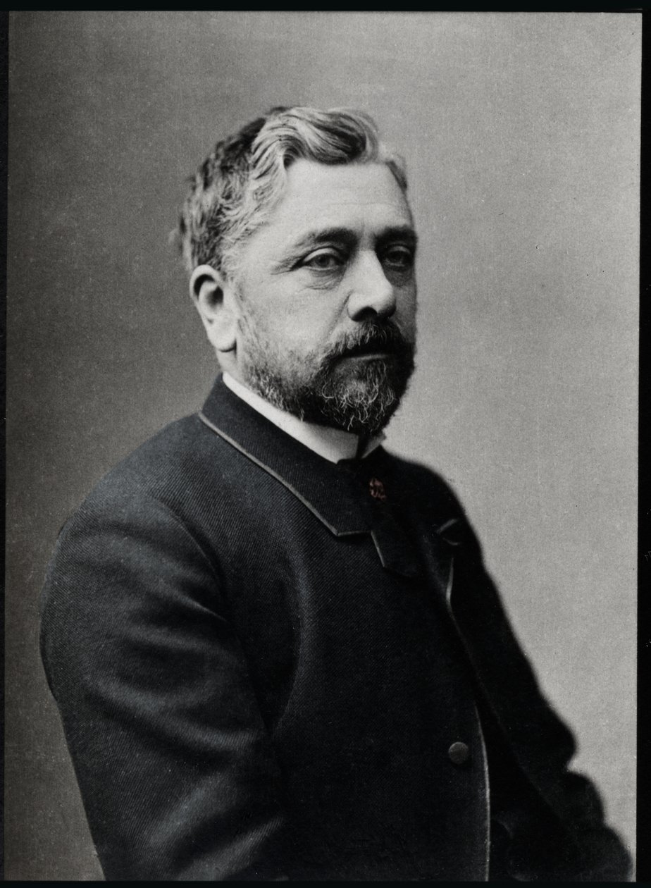 古斯塔夫·埃菲尔（1832-1923）的肖像，法国工程师。 作者 法国摄影师