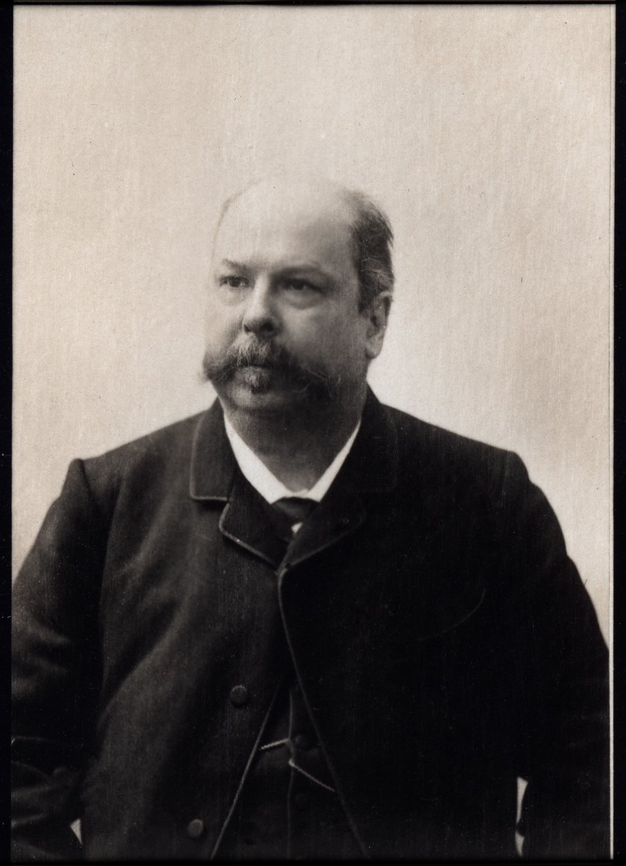 Henri（Henry）Meilhac（1831-1897）的肖像，法国戏剧家和歌剧编剧。 作者 法国摄影师