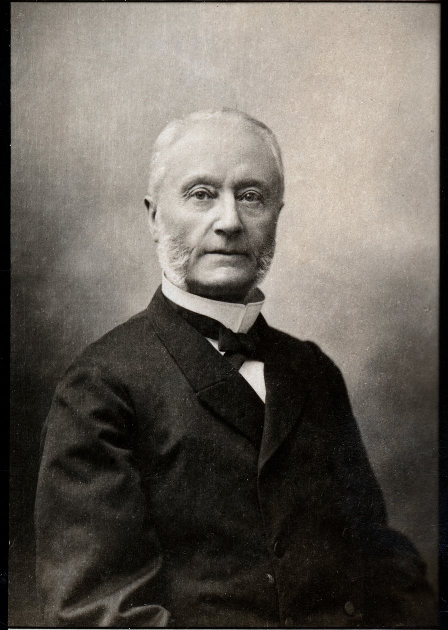 Henri Barboux（1834-1910），法国律师和政治家的肖像。 作者 法国摄影师