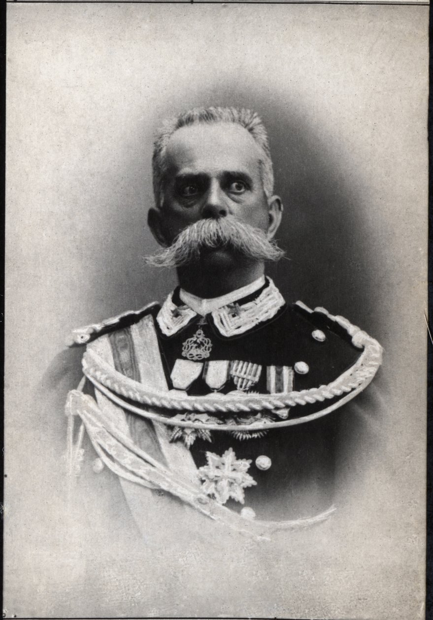 Humbert 1er（1844-1900）的画像，意大利国王。 作者 法国摄影师