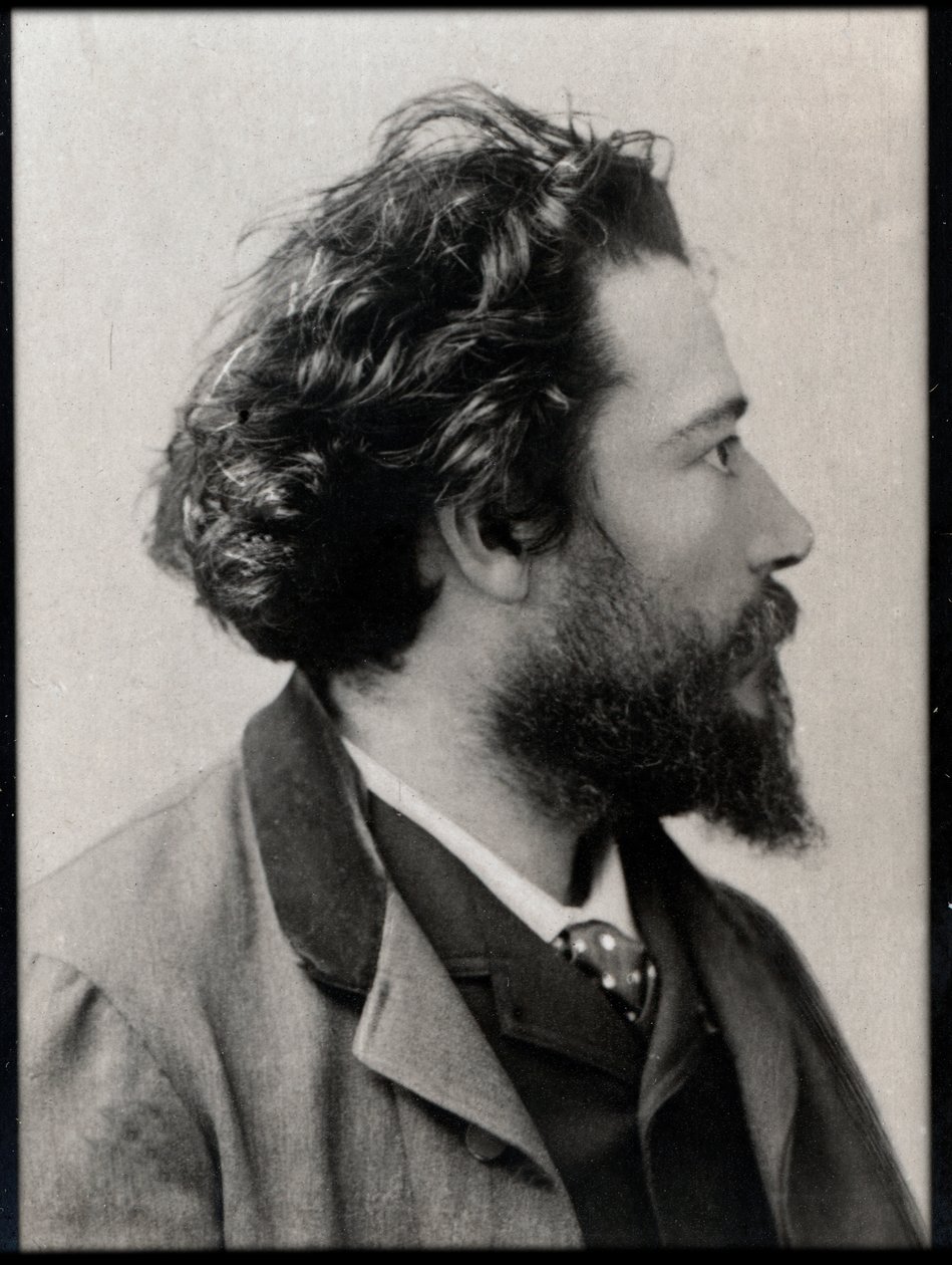 Jean Francois Victor Aicard（1848-1921）的肖像，法国诗人，剧作家和小说家。 作者 法国摄影师