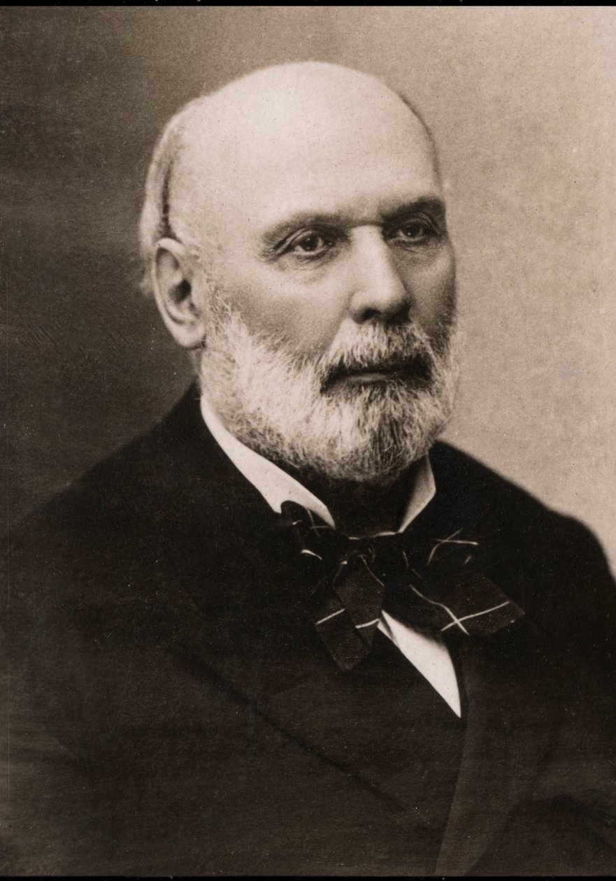 Jules Grevy（1807-1891），法国政客的肖像。 作者 法国摄影师