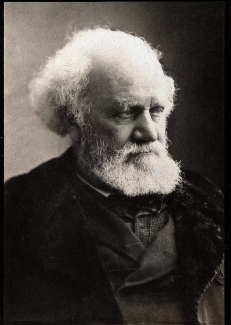 Jules Janssen（Pierre Jules Cesar Janssen）（1824-1907）的肖像，法国天文学家。 作者 法国摄影师