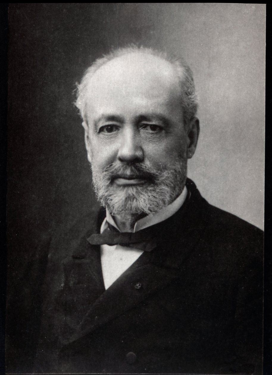 Leon Labbe（1832-1916），法国外科医生和政治家的肖像。 作者 法国摄影师
