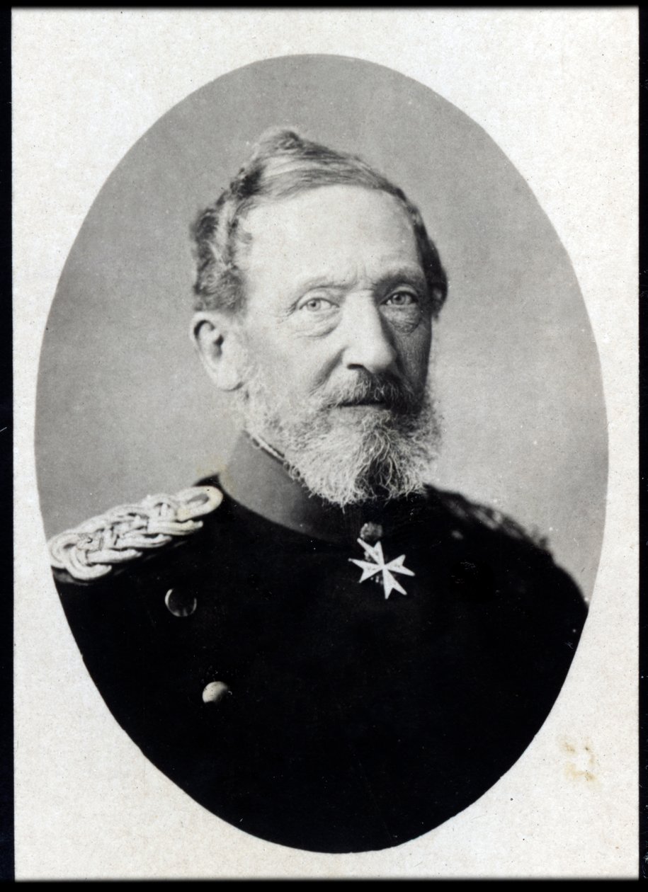 莱昂哈德（伦纳德）伯爵Blumenthal（1810-1900），普鲁士领域元帅。 作者 法国摄影师