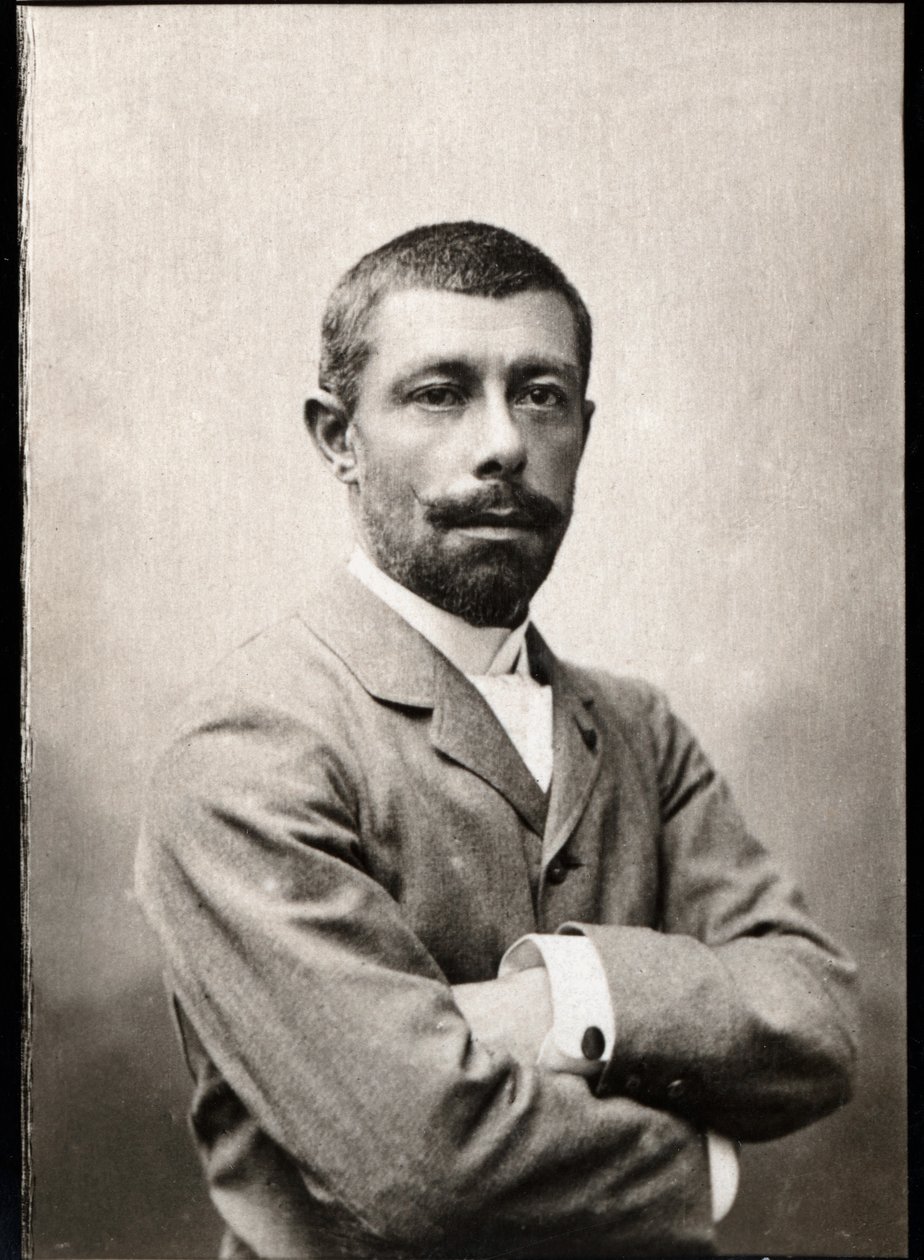 Louis Alexandre Antoine Mizon（1853-1899）的肖像，法国探险家和殖民地管理员。 作者 法国摄影师
