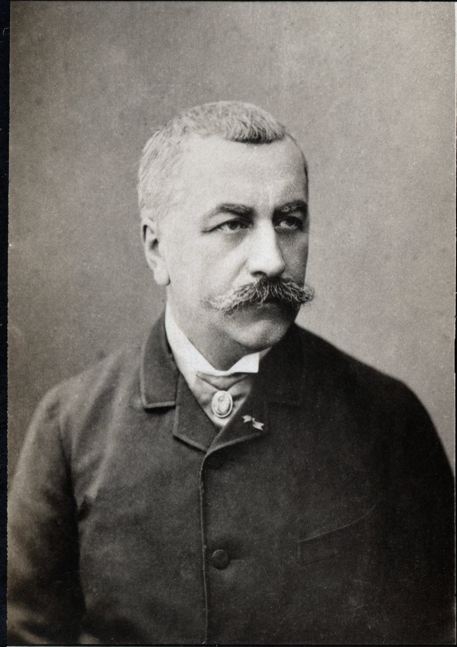 Louis Andrieux（1840-1931）的肖像，法国政治家。 作者 法国摄影师