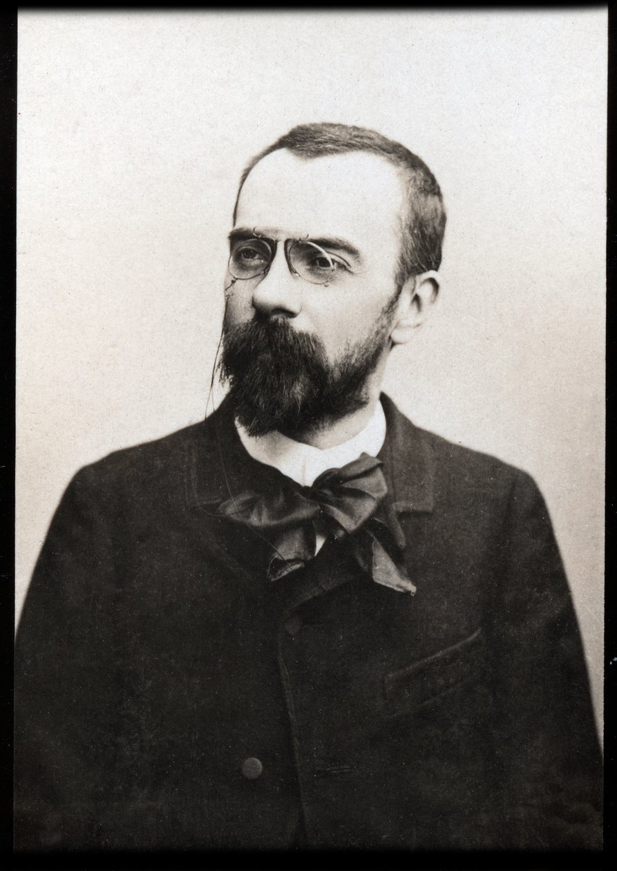 Louis Charles Bonaventure的肖像Alfred Bruneau（1857-1934），法国作曲家。 作者 法国摄影师