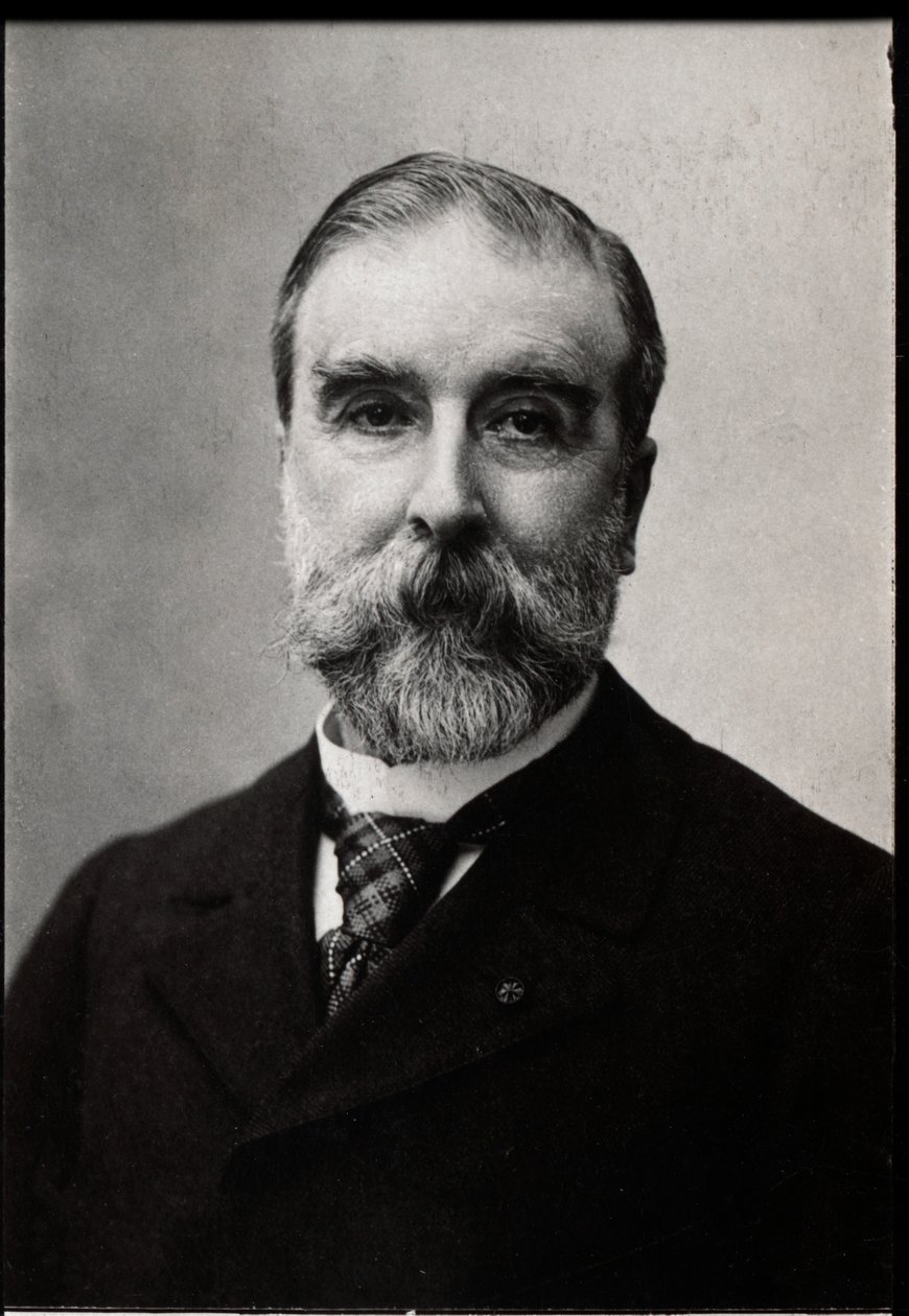 Ludovic Halevy（1834-1908）的肖像，法国作家和剧作家。 作者 法国摄影师