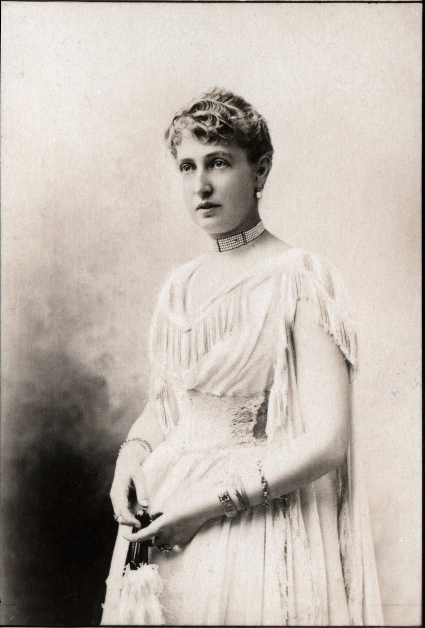 Marie Alice Heine（1858-1925）的肖像，摩纳哥公主。 作者 法国摄影师