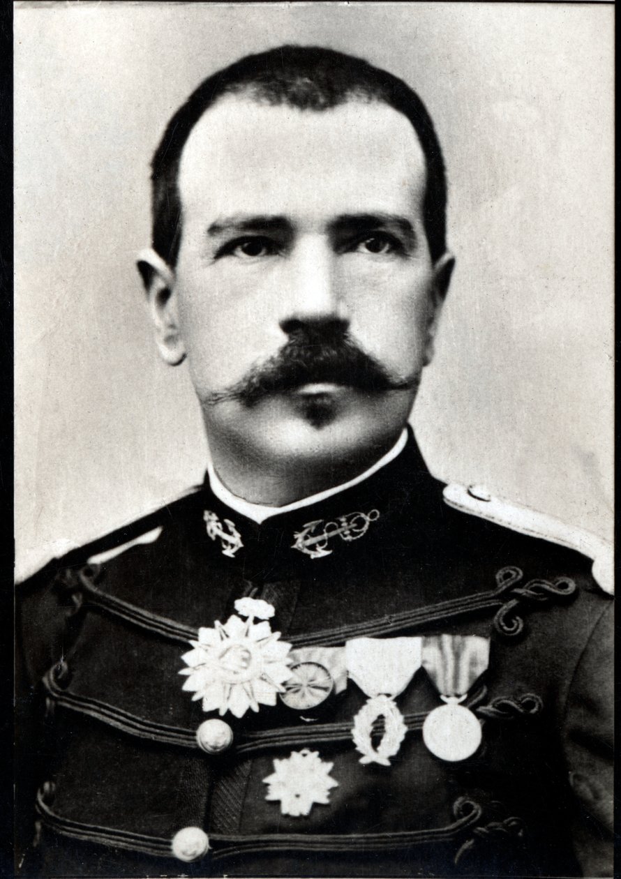 Parfait Louis Monteil（1855-1925），法国殖民军官和探险家的肖像。 作者 法国摄影师