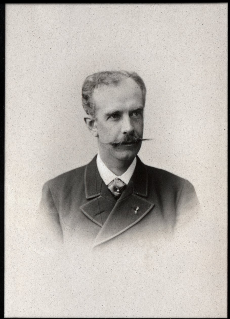 Paul Gabriel Othenin dHaussonville（1843-1924）的肖像，法国政治家和作家。 作者 法国摄影师