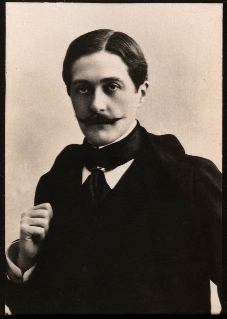 Paul Hervieu（1857-1915）的肖像，法国戏剧家和小说家。 作者 法国摄影师