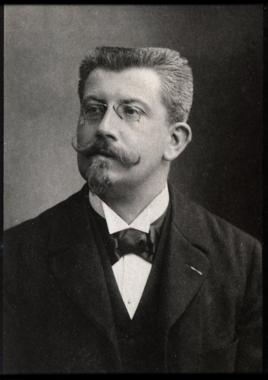 法国作家Paul Margueritte（1860-1918）的肖像。 作者 法国摄影师