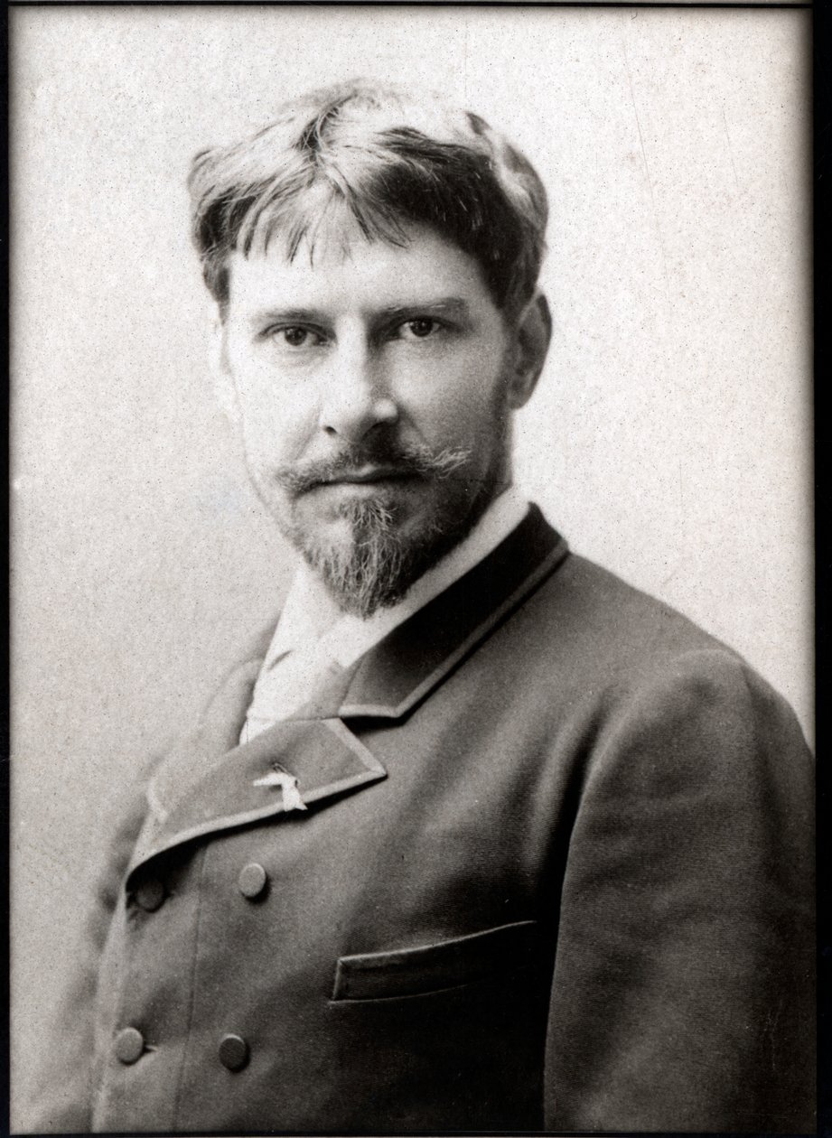 Paul Mounet（1847-1922）的肖像，法国演员。 作者 法国摄影师