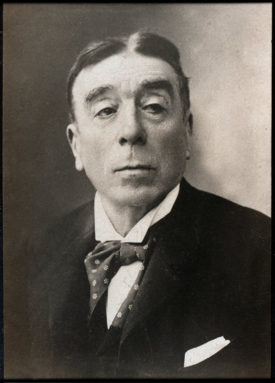 Paulin Menier（1829-1898）的肖像，法国演员。 作者 法国摄影师