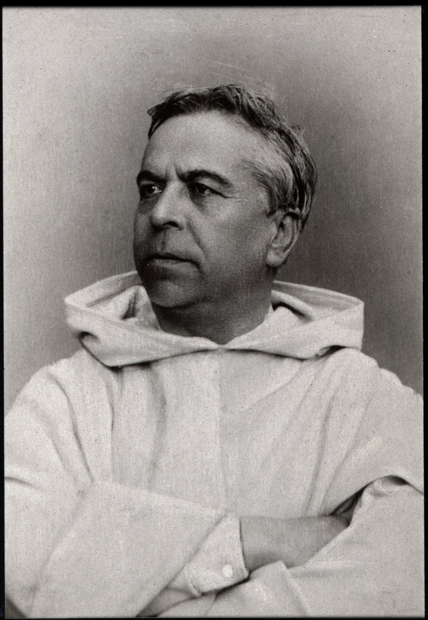 Pere Henri Didon（1840-1900）的肖像，法国多米尼加传教士，作家和教育家。 作者 法国摄影师