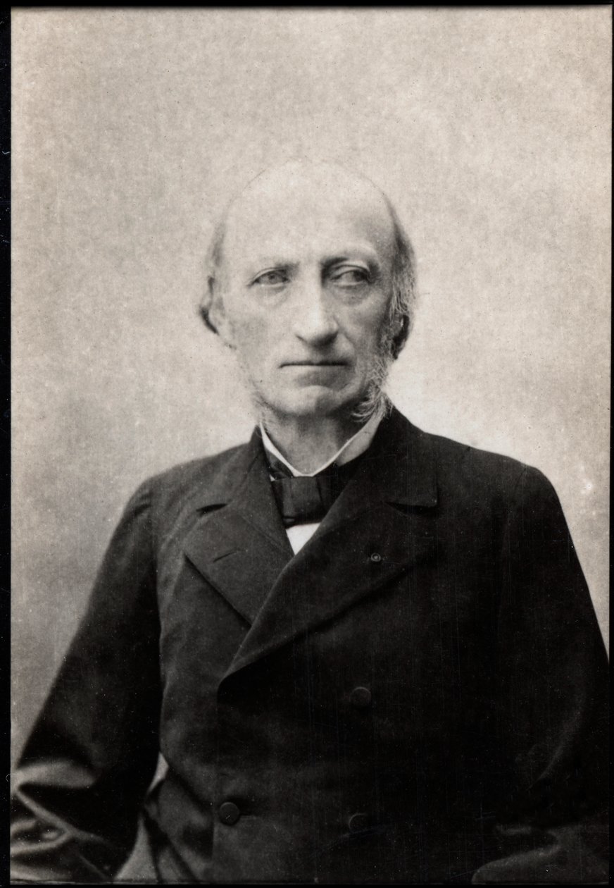 皮埃尔·查尔斯·爱德华·波坦（Docteur Potain）（1825-1901）的肖像，法国医生和心脏病专家。 作者 法国摄影师