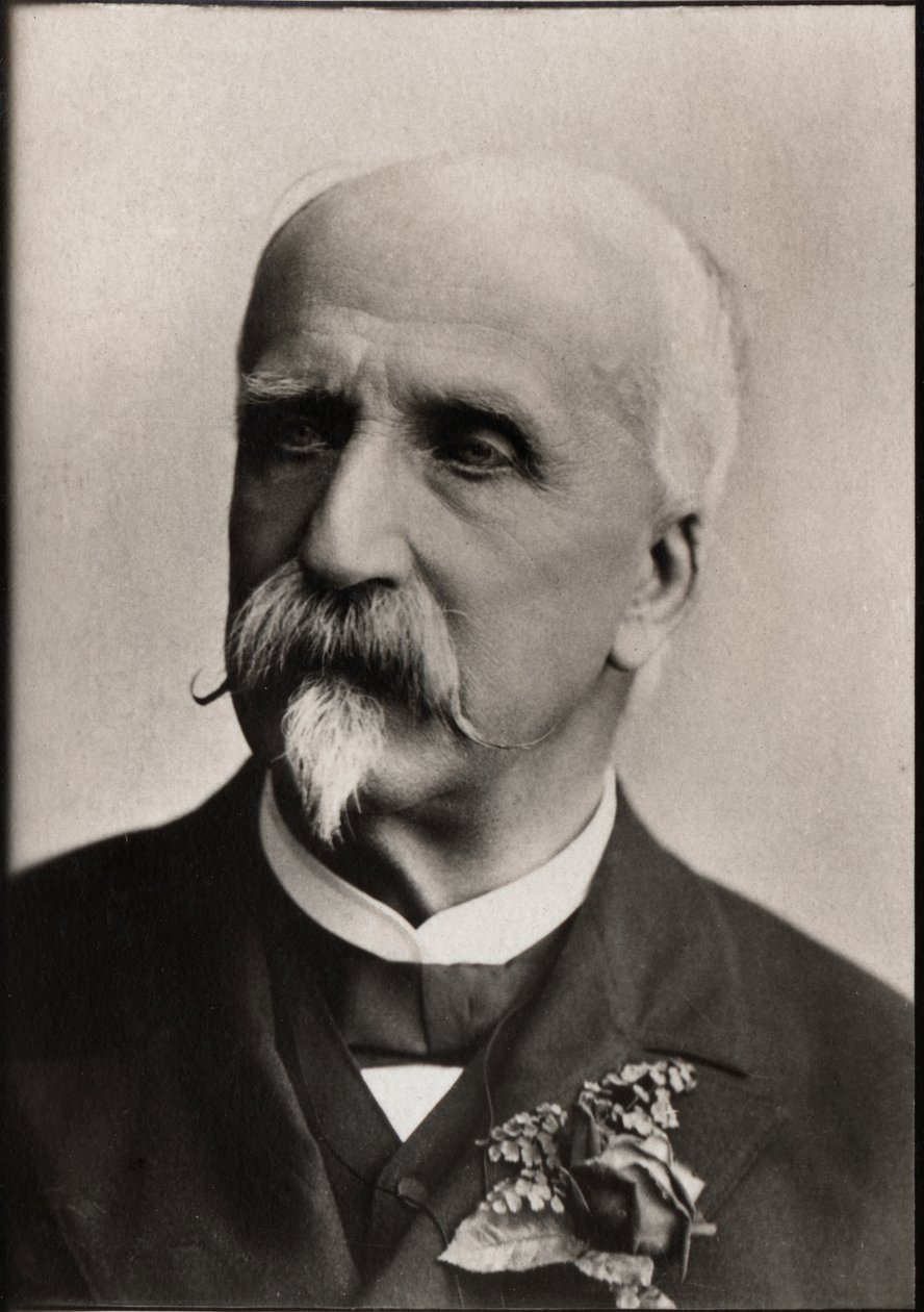 亨利·奥尔良王子的肖像，奥马利公爵（1822-1897），法国军队和政治家。 作者 法国摄影师