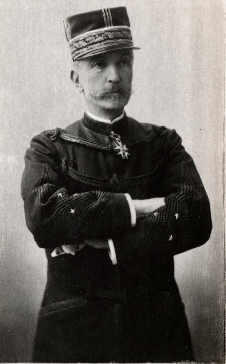 拉乌尔的肖像Boisdeffre的羊（1839年至1919年），法国将军。 作者 法国摄影师