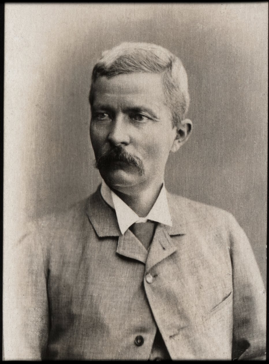 亨利莫顿斯坦利爵士（生于约翰罗兰兹）（1841-1904）的肖像，威尔士记者和探险家。 作者 法国摄影师