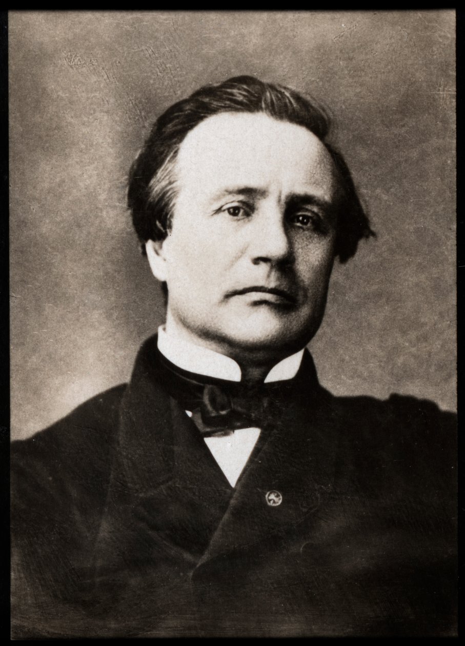 Victor Duruy（1811-1894）的肖像，法国历史学家和政治家。 作者 法国摄影师