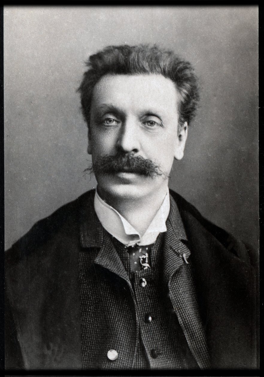Victorin de Joncieres（维多利亚时代的Joncieres）（1839-1903）的肖像，法国作曲家和音乐评论家。 作者 法国摄影师