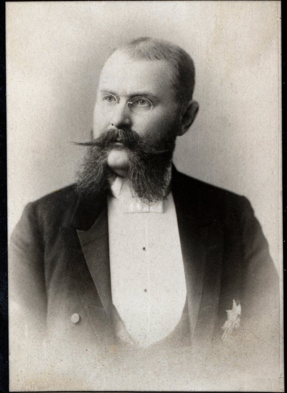 符腾堡州威廉二世（1848-1921），符腾堡州国王的肖像。 作者 法国摄影师