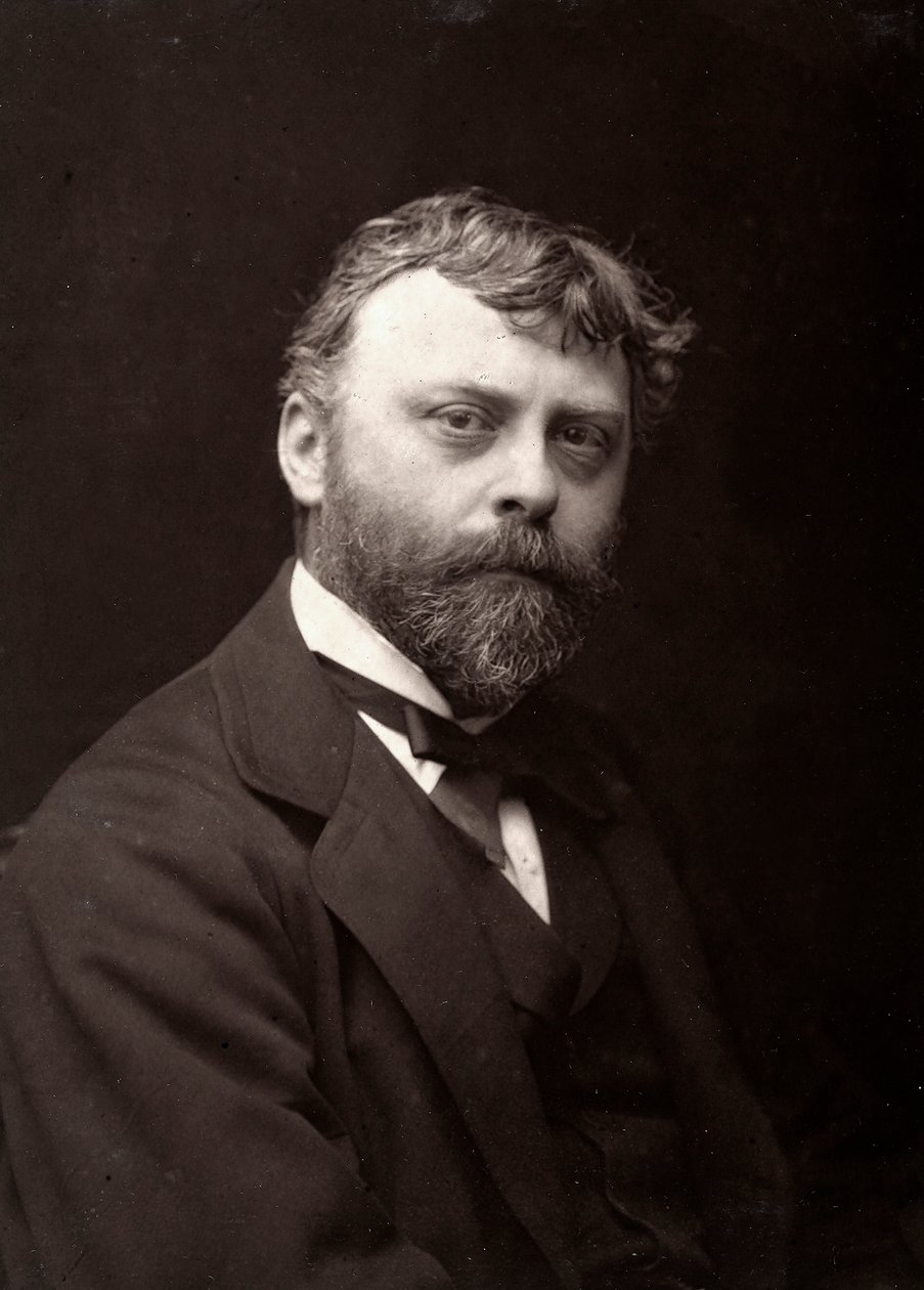 艺术家Paul-Louis Delance在1885年巴黎沙龙的场合描绘 作者 法国摄影师