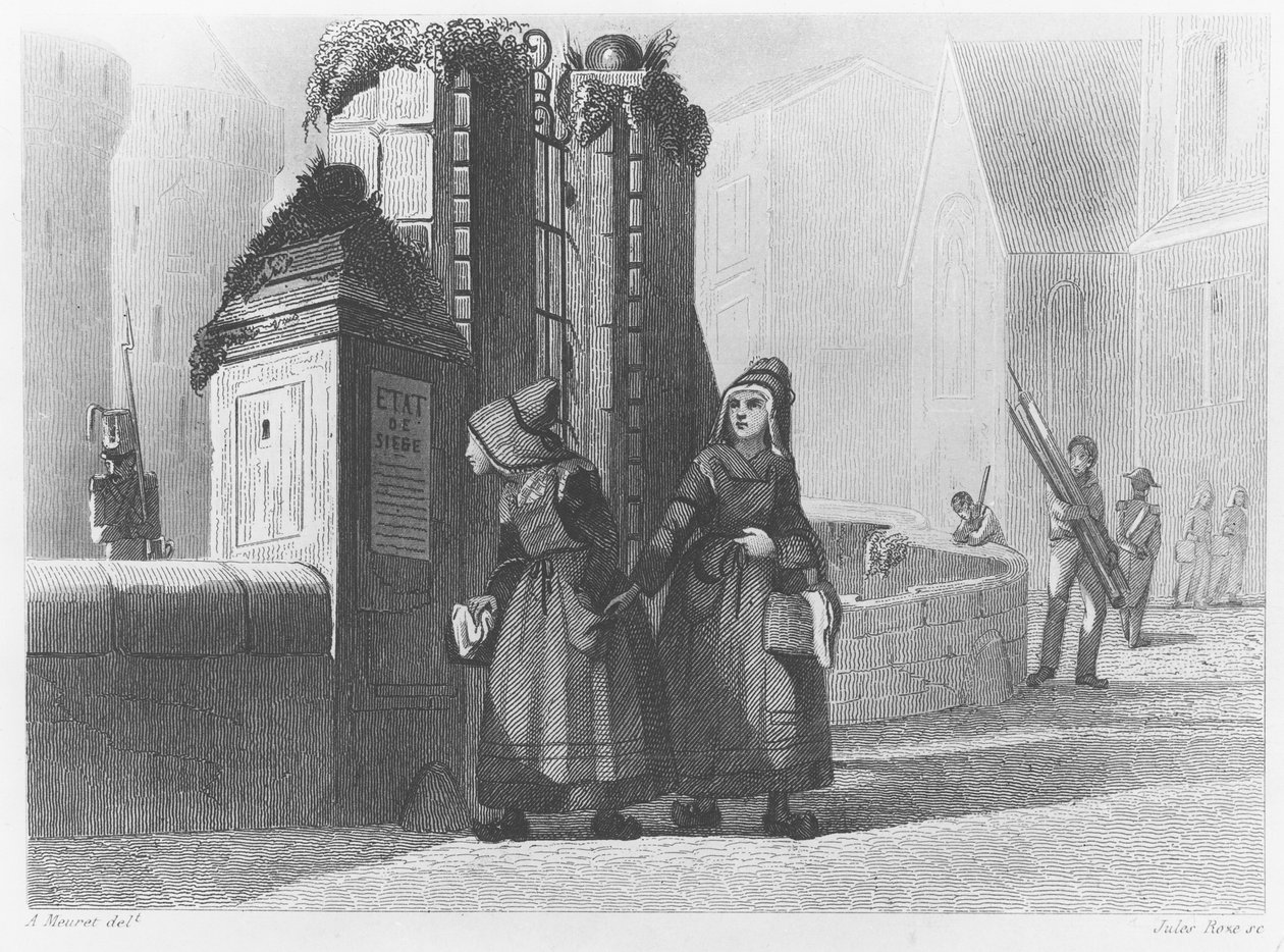 1820年南特贝里公爵夫人的抵达 作者 法语学校