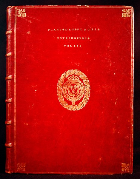 路易十四的地图集。国外座位计划，Vol.1,1655（皮革） 作者 法语学校