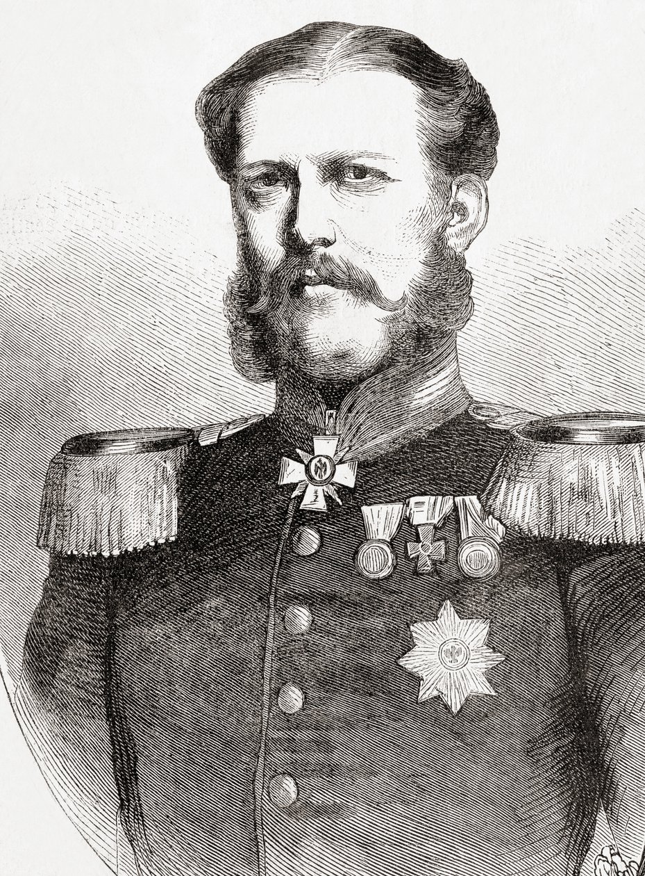 来自LUniversIllustré的Mecklenburg-Schwerin公爵威廉于1866年出版 作者 法语学校