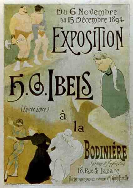 HB Ibels在1894年12月6日至15日在Bodiniere的展览 作者 法语学校