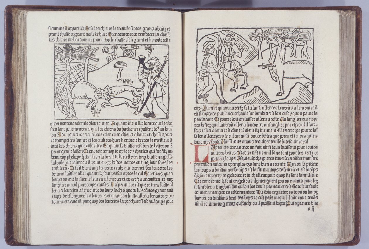 插图来自Roy Li Modus et de Reine Racio，Henri Ferrieres，1486 作者 法语学校