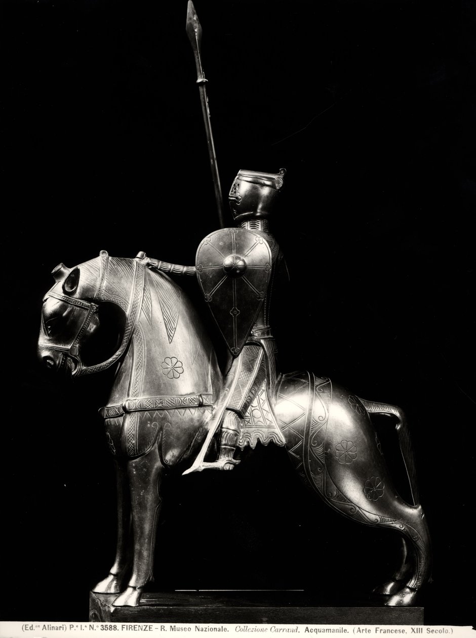 骑士aquamanile（铜） 作者 法语学校