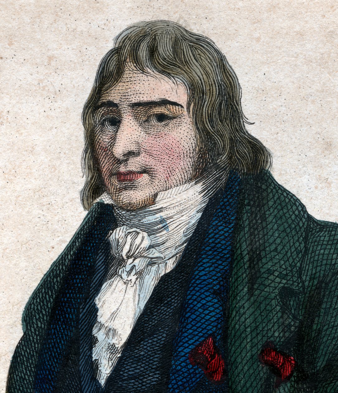 Baron Antoine Jean Gros（1771-1835）的肖像，法国画家。 作者 法语学校