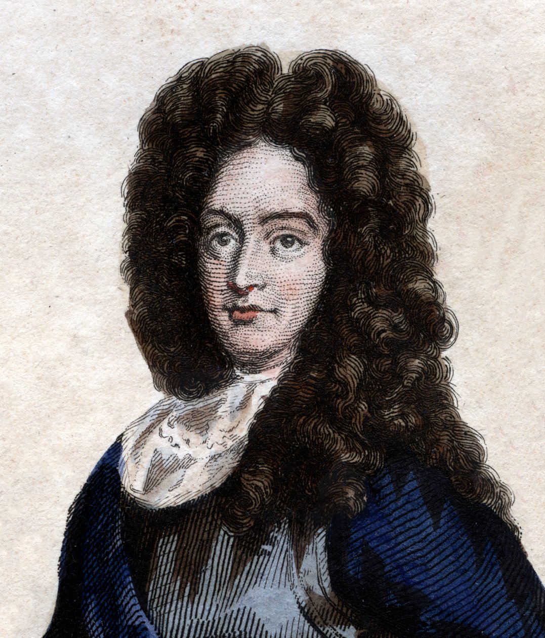 James FitzJames的肖像，伯克威克第一公爵（1670-1734），法国军事领袖。 作者 法语学校