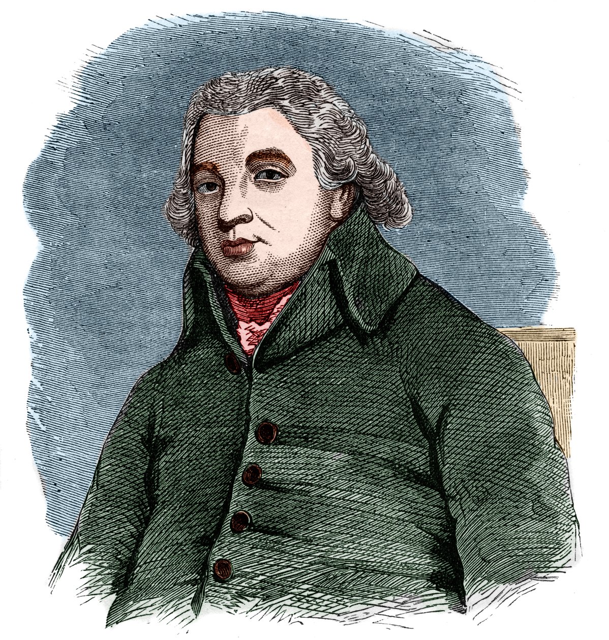 Robert Raikes（1736-1811）的肖像，英国慈善家和英国圣公会外行。 作者 法语学校