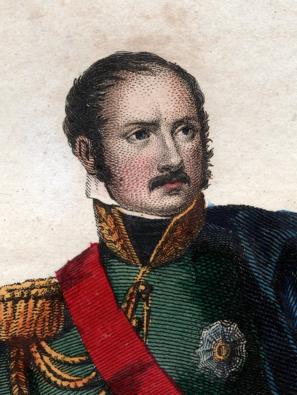Eugene Rose de Beauharnais王子（1781-1824）的肖像，意大利王国的总督，法兰克福的大公爵，Leuchtenberg公爵。 作者 法语学校