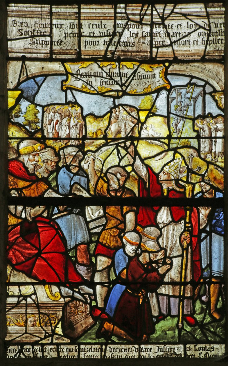 The Beatitudes，ÉgliseSainte-TanchedeLhuître，祝福是饥饿的 作者 法语学校