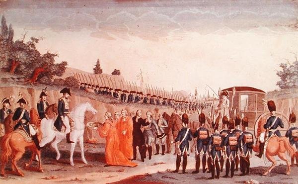1807年，柏林地方法官将城市的钥匙交给了拿破仑 作者 法语学校