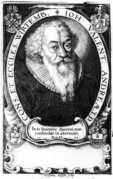 Wurtemburg的Johann Valentine的肖像，由Wolfgang Kilian（1581-1662）1639刻 作者 德国学校