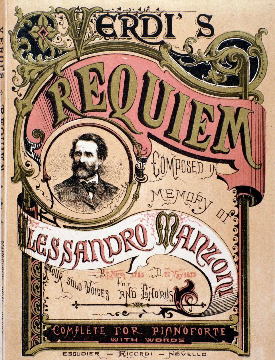 Veris Requiem的主题，1874年 作者 意大利学校