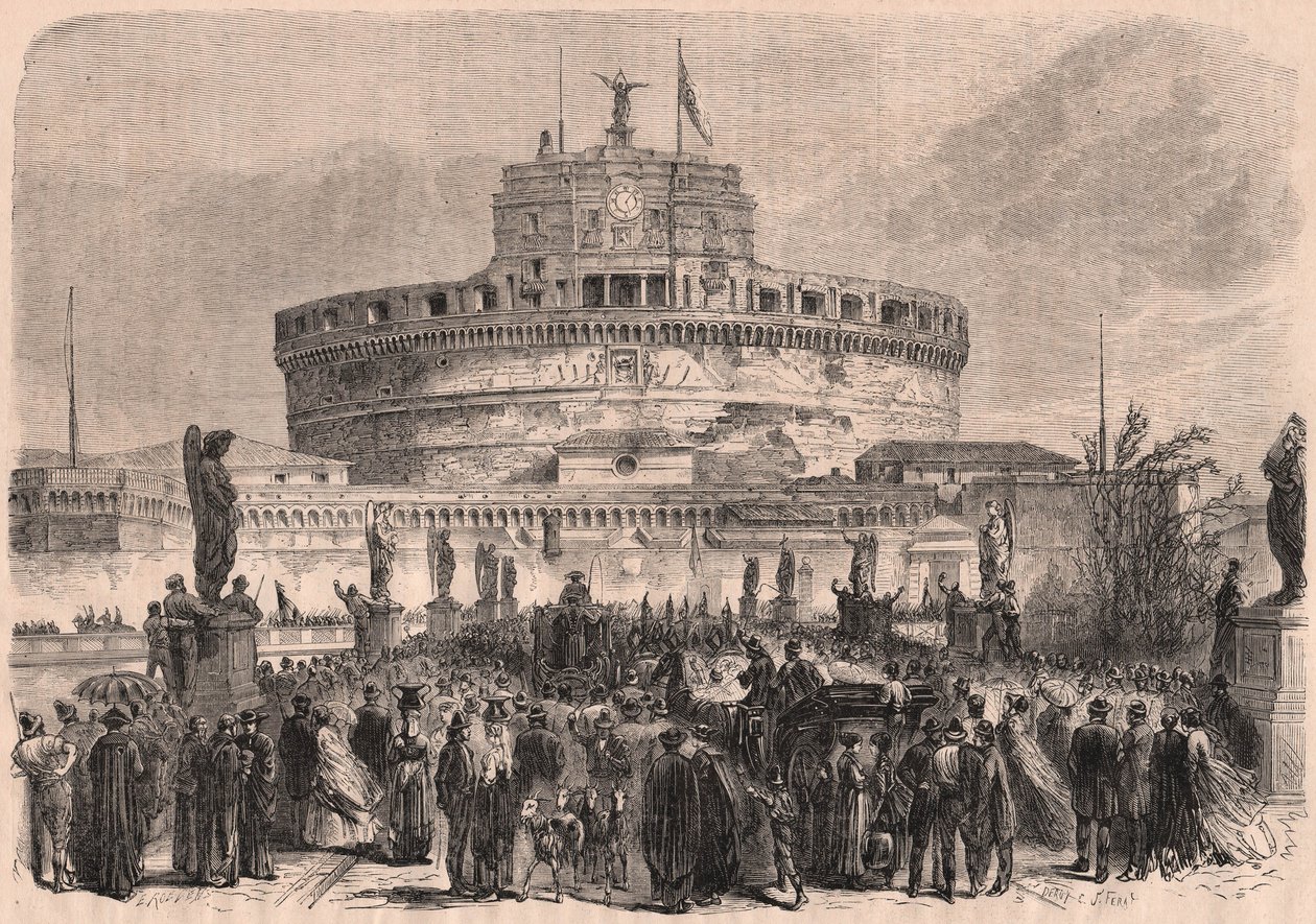 圣安吉洛城堡（Castel SantAngelo）罗马，意大利看法 作者 不明