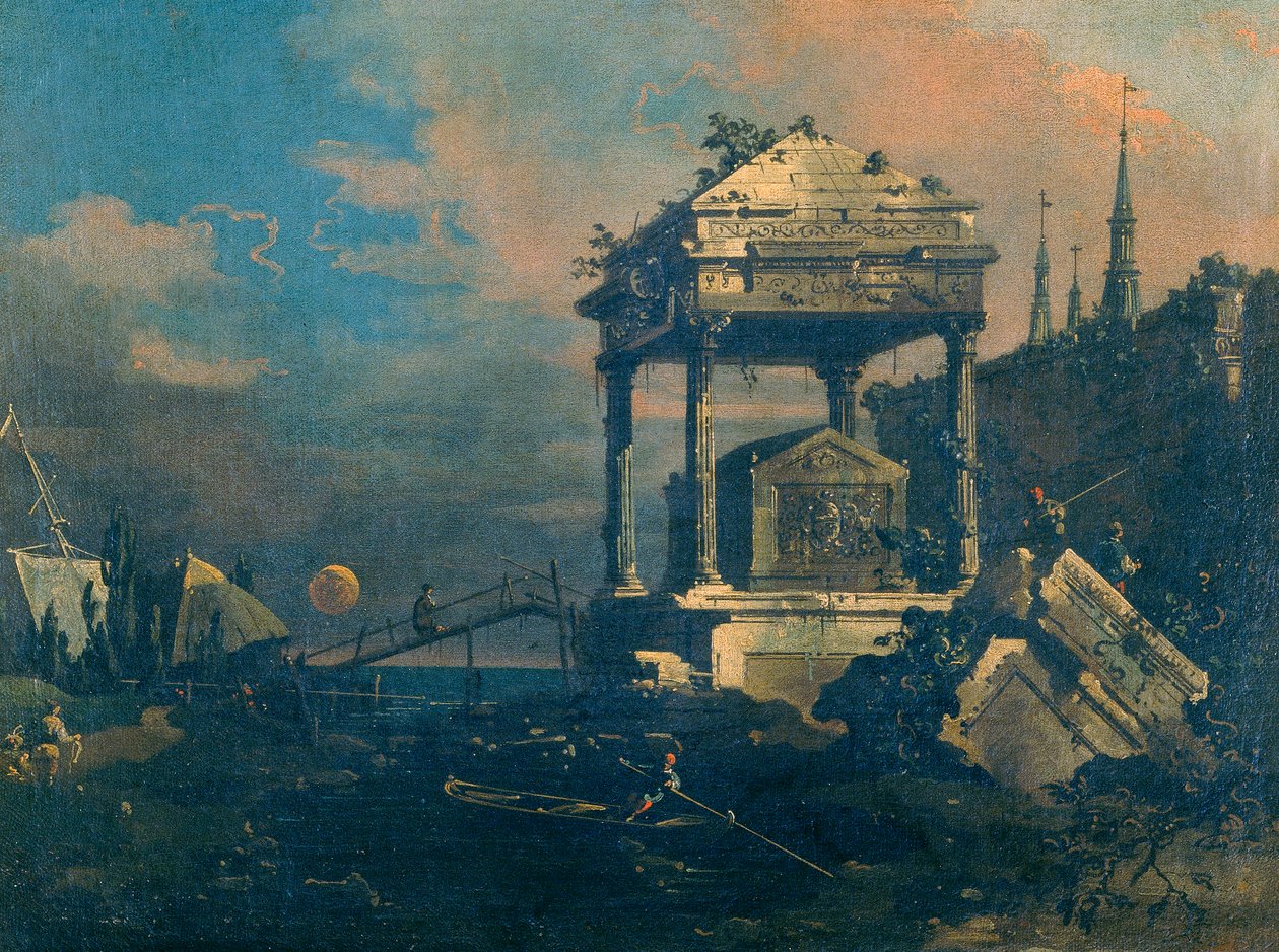 随想曲的傀儡 作者 乔瓦尼·安东尼奥运河（Canaletto）