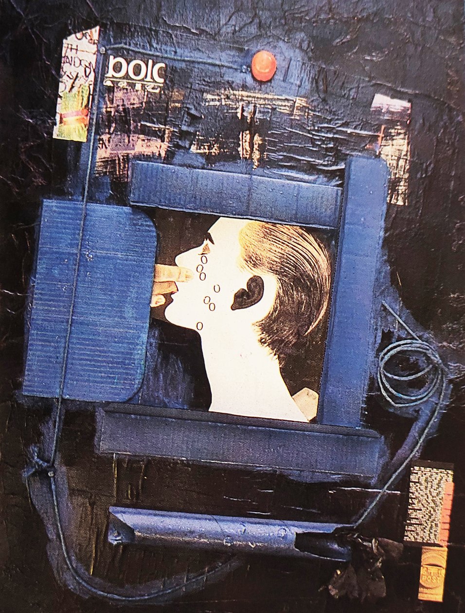 G.C.里卡尔迪，《Sotto chiave》，1980 年，布面混合材料，130x170，意大利。 作者 吉安·卡洛·里卡迪