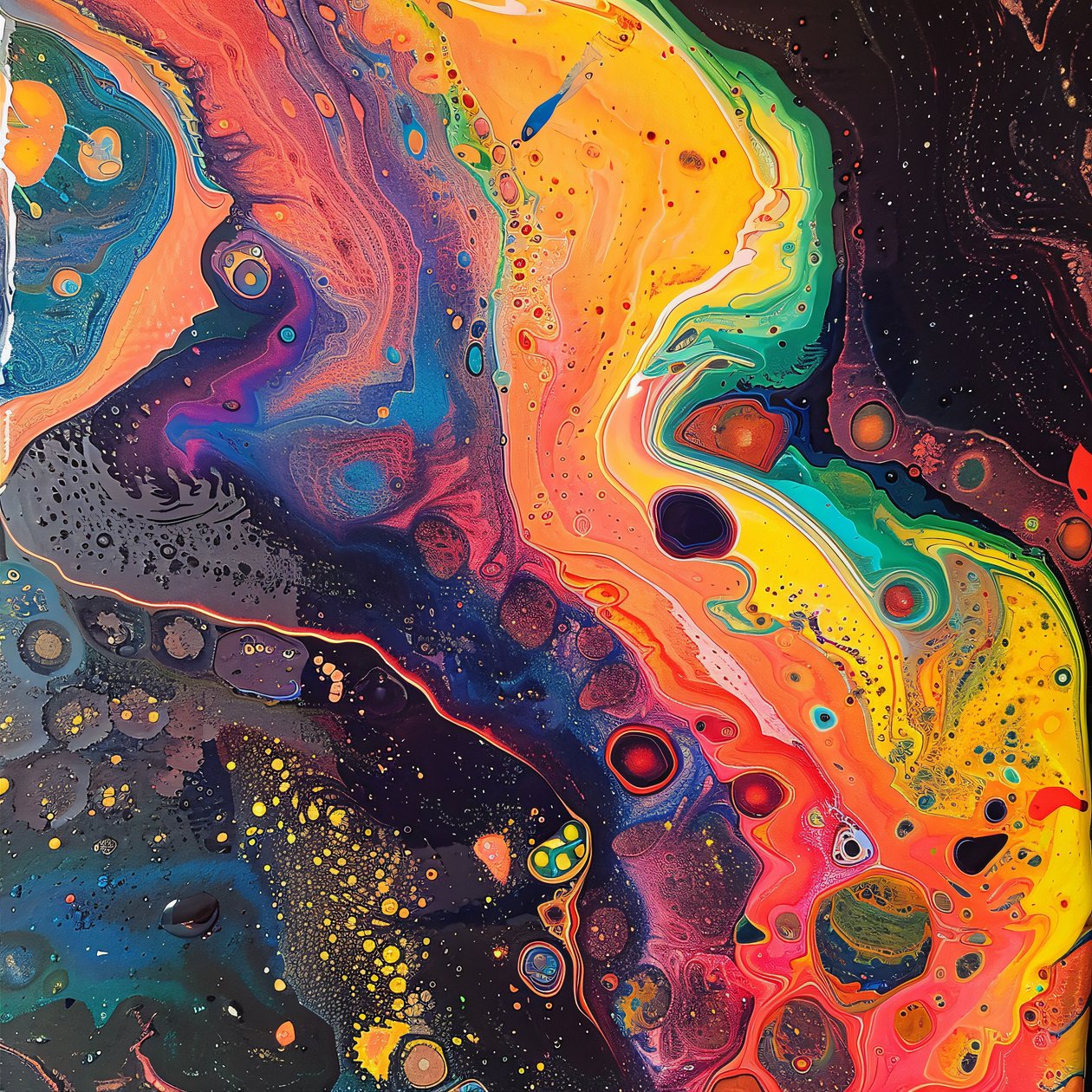 现代油画，画布上的粗犷笔触，用于卧室墙面装饰 作者 法赫塔利·阿卜杜勒拉希姆